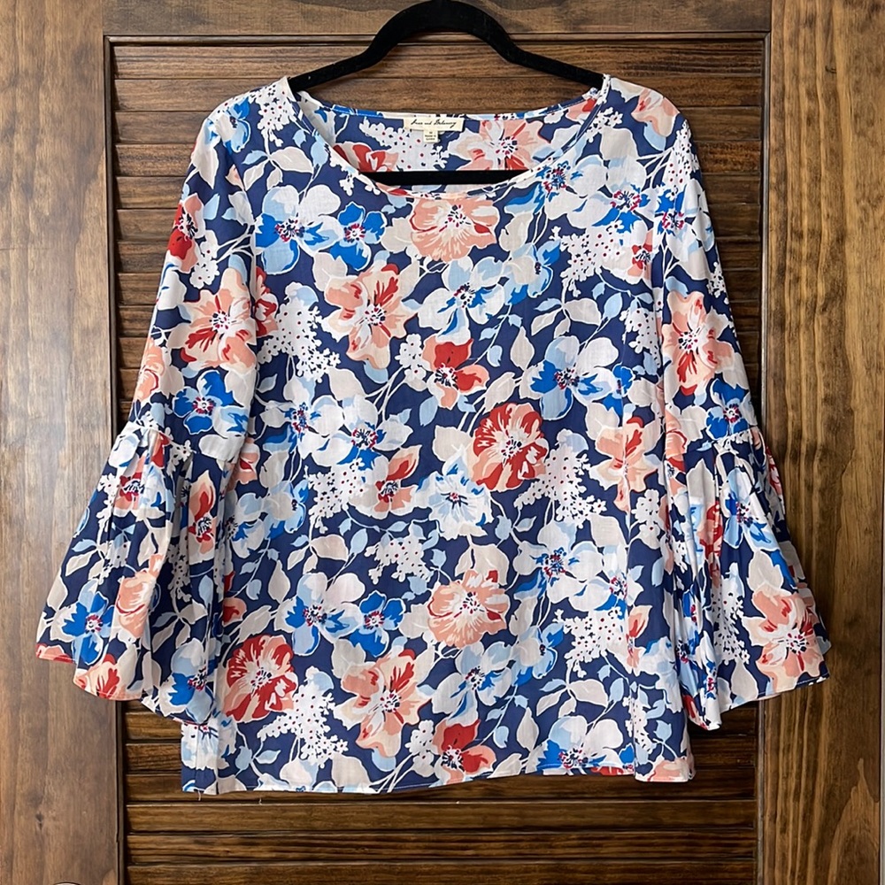 Jane & Delancey Floral Print Blouse